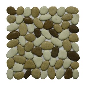 Berg River Reconstituted Stone Pebble Mosaic 300x300mm