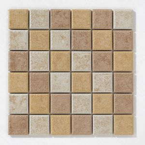 Caramel Blush Brown Porcelain Mosaic 300x300mm