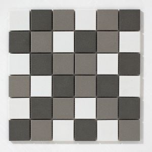 Amaretto Anthracite Porcelain Mosaic 300x300mm