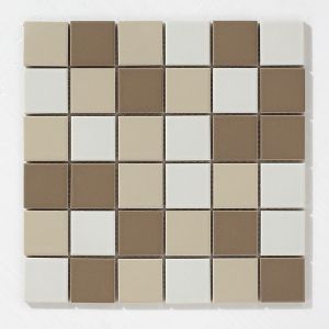 Summer Oak Beige Porcelain Mosaic 300x300mm