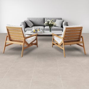 Brushed Cement Sand Ceramic Floor 400x400mm