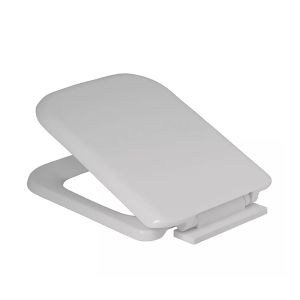 Bermuda PP Toilet Seat Square White