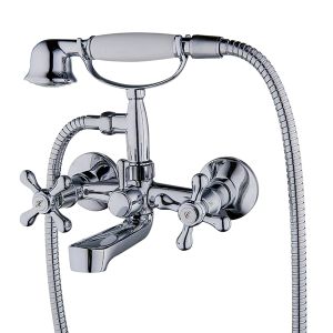 Evox Victoria Bath Mixer with Hand Shower Kit Chrome