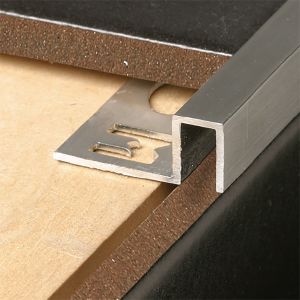 Aluminium Square Edge Natural 12mm