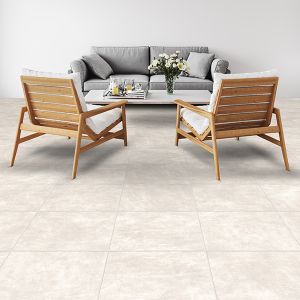 Brushed Cement Bone Ceramic Floor 400x400mm