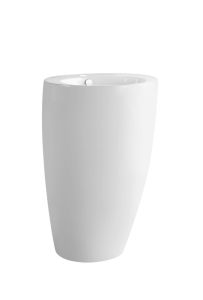 Evox Azalea Freestanding Basin Round White 500x500x840mm