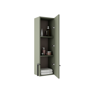 Nuvo Belle Wall Hung Tall Unit Musgo 330x254x1100mm