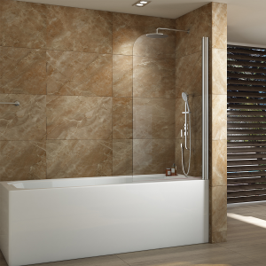 Evox Sable Frameless Bath Screen