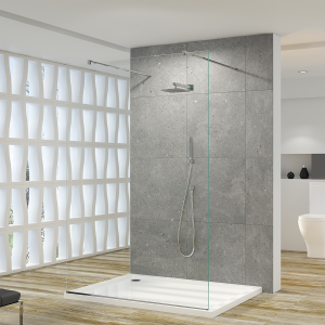 Evox Brava Frameless Dual-Entry Nano Walk-in Shower