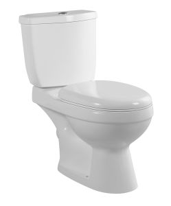 Evox Nebula Close Coupled Toilet Suite Round