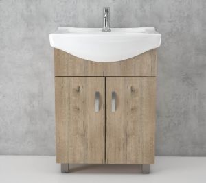 Waterfall Balsa Double Door Vanity Brookhill 550x470x850mm