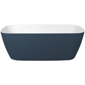 Nuvo Mode Rect Freestanding Stone Bath Navy 1600x720x436mm