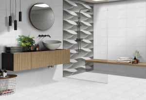 Mirage White Matt Ceramic Wall 1st 300x600mm (0.9m2)