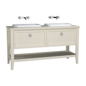 VitrA Valarte Double Drawer Vanity Matt Ivory