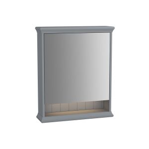 VitrA Valarte LED Mirror Cabinet Matt Grey 630x175x760mm