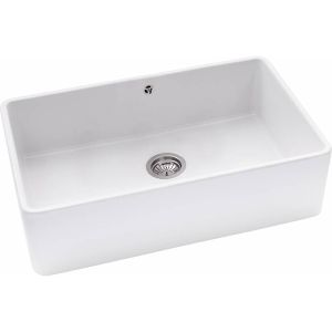 Abode Provincial Large Butler Sink Ceramic White 800mm