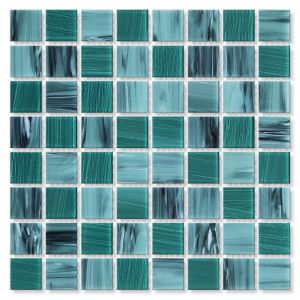 Turquoise Glass Mosaic 304x304mm