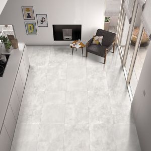 Bangkok Light Grey Polish Porcelain Tile 600x1200mm 1.44m2