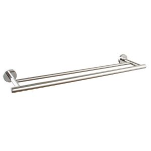 Evox Cadenza Stainless Steel Double Towel Rail 600mm Chrome