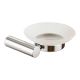 Evox Cappella Round Soap Dish & Holder SS Chrome