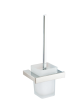 Evox Allegro Square Toilet Brush & Holder SS Chrome