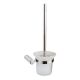 Evox Cappella Round Toilet Brush & Holder SS Chrome