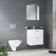 VitrA Mia Vanity Double Drawer Combo White 800mm