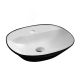 Nuvo Luxe Oval Counter Top Basin Black 505x420x120mm