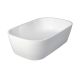 Nuvo Mode Rect Counter Top Stone Quartz Basin White