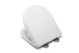 Croydex Eyre Thermoset D Shaped Soft Close Toilet Seat