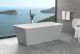 Evox Iris Freestanding Bath White 1700x800x600mm