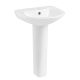 Evox Ivy Basin & Pedestal Round White