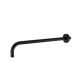 Evox Round Shower Arm Matt Black 400mm