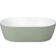 Nuvo Echo Oval Stone Counter Top Basin Musgo 550x350x127mm