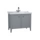 VitrA Valarte Double Drawer Vanity Matt Grey