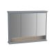 VitrA Valarte LED Mirror Cabinet Matt Grey 980x175x780mm