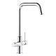 Abode Pronteau Prothia Sink Mixer Quad 3-in-1 Spout Chrome