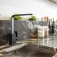 Abode New Media Sink Mixer Granite Matt Black