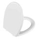 VitrA Universal Slim Soft Close Toilet Seat White Round