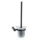 Evox Cappella Round Toilet Brush & Holder Stainless Steel Black