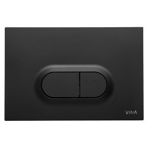 VitrA Loop Oval Dual Flush Plate Matt Black