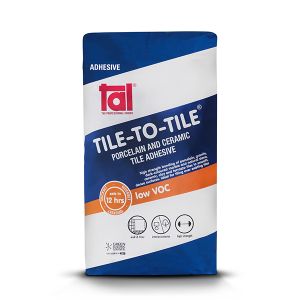 TAL Tile-To-Tile Porcelain &amp; Ceramic Adhesive 20kg