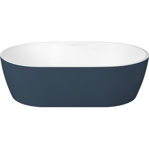 Nuvo Echo Oval Stone Counter Top Basin Navy 550x350x127mm