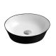 Nuvo Axis Round Counter Top Basin Black 400x360x105mm