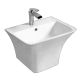 Evox Viola Wall Mounted Basin Square White