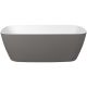 Nuvo Mode Rect Freestanding Stone Bath Ceniza 1600x720x436mm