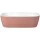 Nuvo Mode Rectangular Stone Counter Top Basin Coral